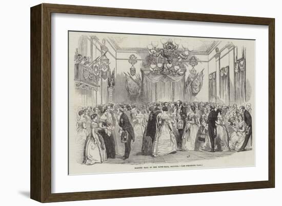 Masonic Ball in the Town-Hall, Salford-null-Framed Giclee Print