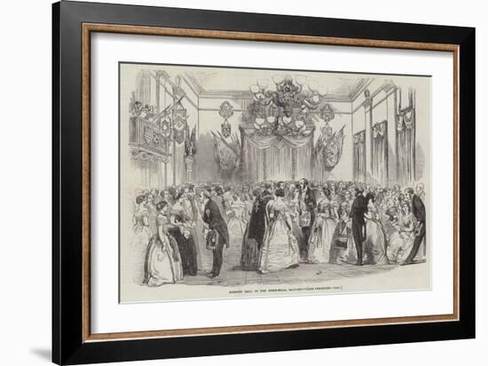 Masonic Ball in the Town-Hall, Salford-null-Framed Giclee Print