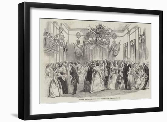 Masonic Ball in the Town-Hall, Salford-null-Framed Giclee Print