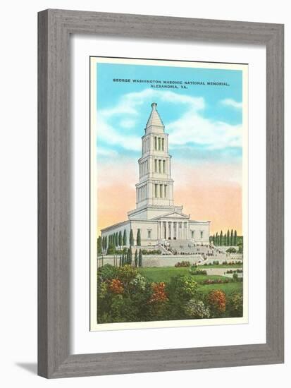 Masonic Memorial, Alexandria, Virginia-null-Framed Premium Giclee Print