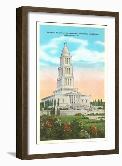 Masonic Memorial, Alexandria, Virginia-null-Framed Premium Giclee Print