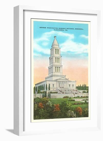 Masonic Memorial, Alexandria, Virginia-null-Framed Premium Giclee Print