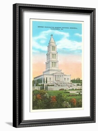 Masonic Memorial, Alexandria, Virginia-null-Framed Premium Giclee Print