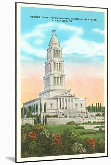 Masonic Memorial, Alexandria, Virginia-null-Mounted Art Print