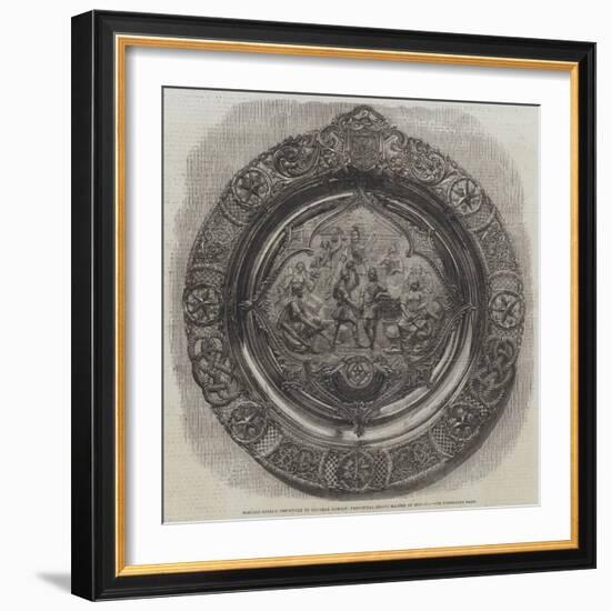 Masonic Shield Presented to General Ramsay, Provincial Grand Master of Bengal-null-Framed Giclee Print