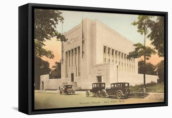 Masonic Temple, Ann Arbor, Michigan-null-Framed Stretched Canvas