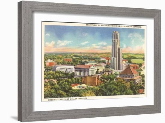 Masonic Temple, Cathedral of Learning, Pittsburgh, Pennsylvania-null-Framed Art Print