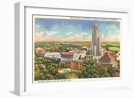 Masonic Temple, Cathedral of Learning, Pittsburgh, Pennsylvania-null-Framed Art Print