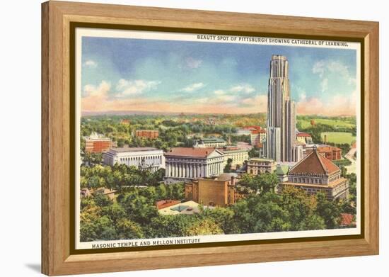 Masonic Temple, Cathedral of Learning, Pittsburgh, Pennsylvania-null-Framed Stretched Canvas