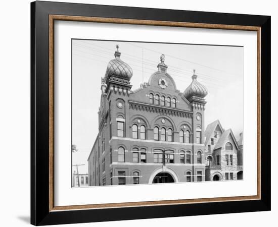 Masonic Temple, Lansing, Mich.-null-Framed Photo