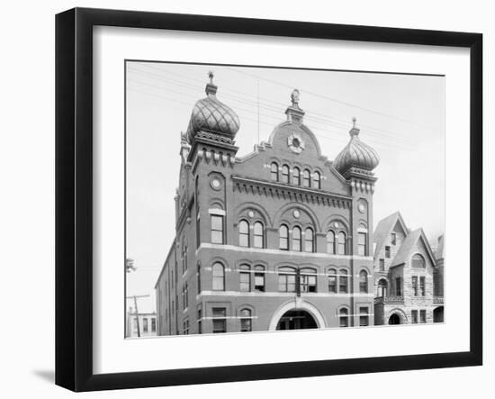 Masonic Temple, Lansing, Mich.-null-Framed Photo