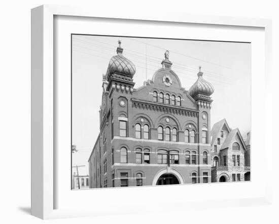 Masonic Temple, Lansing, Mich.-null-Framed Photo