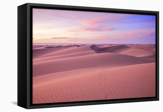 Maspalomas Sand Dunes, Gran Canaria, Canary Islands, Spain, Atlantic Ocean, Europe-Neil Farrin-Framed Premier Image Canvas