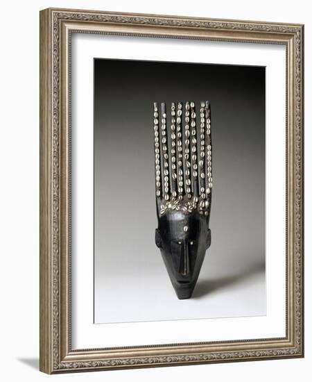 Masque du N'domo à huit cornes-null-Framed Giclee Print