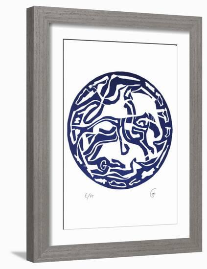 Masque III-Theophilos Geredakis-Framed Limited Edition