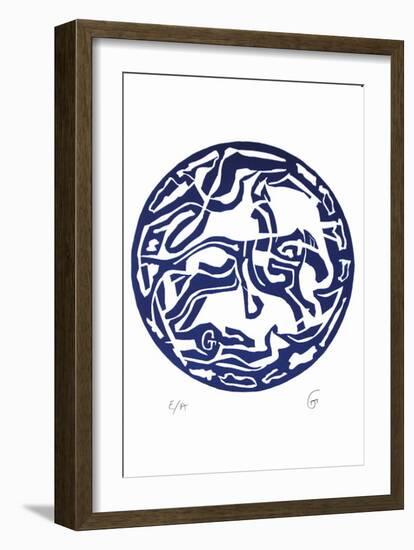 Masque III-Theophilos Geredakis-Framed Limited Edition