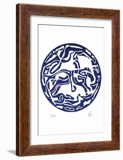 Masque III-Theophilos Geredakis-Framed Limited Edition