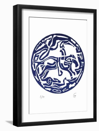 Masque III-Theophilos Geredakis-Framed Limited Edition