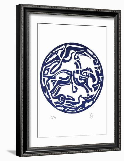 Masque III-Theophilos Geredakis-Framed Limited Edition