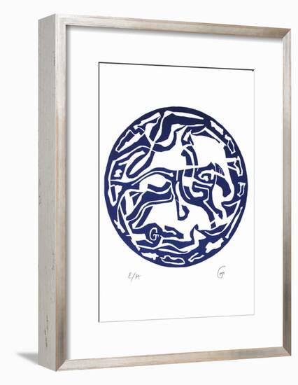 Masque III-Theophilos Geredakis-Framed Limited Edition