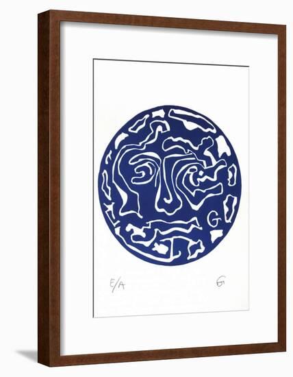 Masque V-Theophilos Geredakis-Framed Limited Edition