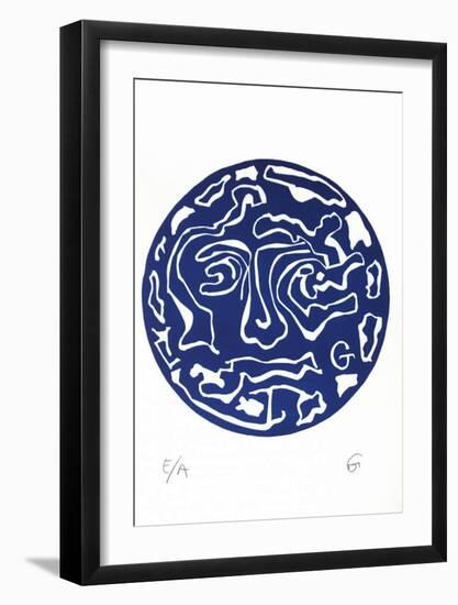 Masque V-Theophilos Geredakis-Framed Limited Edition