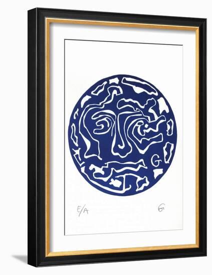 Masque V-Theophilos Geredakis-Framed Limited Edition