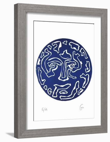 Masque VI-Theophilos Geredakis-Framed Limited Edition