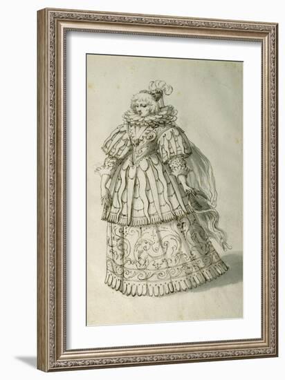 Masquer, C.1638-Inigo Jones-Framed Giclee Print