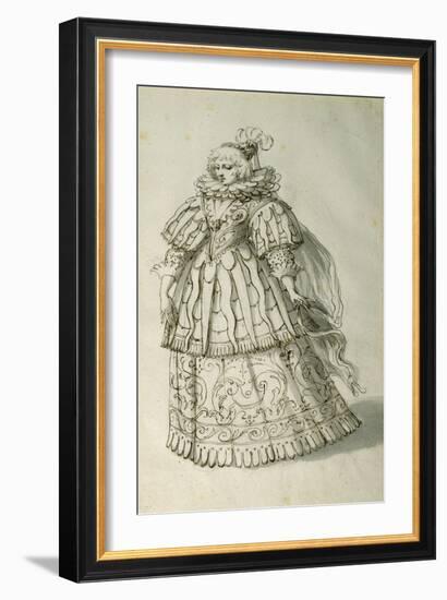 Masquer, C.1638-Inigo Jones-Framed Giclee Print