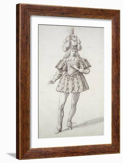 Masquer with Feathers and Plume-Inigo Jones-Framed Giclee Print