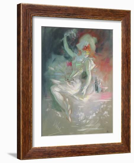 Masquerade, 1890s-Jules Chéret-Framed Giclee Print