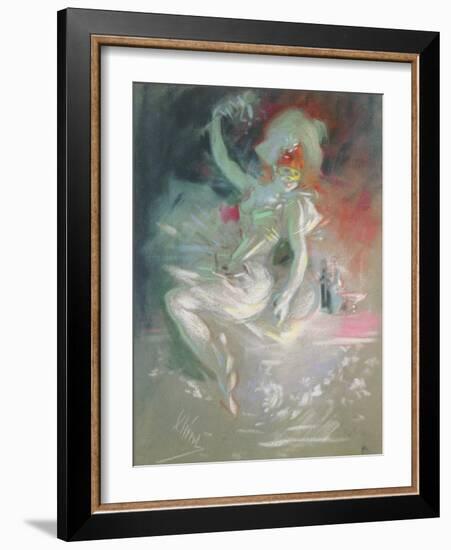 Masquerade, 1890s-Jules Chéret-Framed Giclee Print