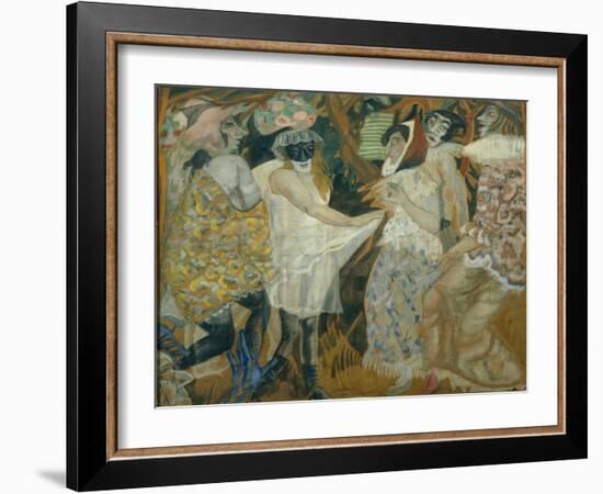 Masquerade, 1913-1914-Boris Dmitryevich Grigoriev-Framed Giclee Print