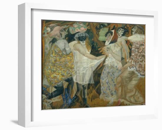 Masquerade, 1913-1914-Boris Dmitryevich Grigoriev-Framed Giclee Print