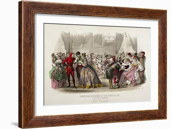 Masquerade Ball, France-null-Framed Giclee Print