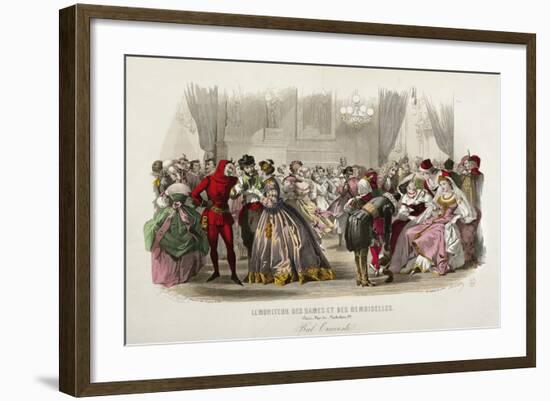 Masquerade Ball, France-null-Framed Giclee Print