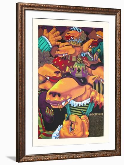 Masquerade-Markus Pierson-Framed Limited Edition