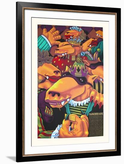 Masquerade-Markus Pierson-Framed Limited Edition