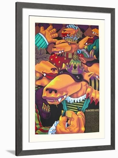 Masquerade-Markus Pierson-Framed Limited Edition