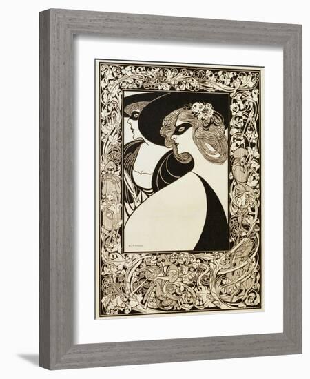 Masquerade-William H. Bradley-Framed Giclee Print