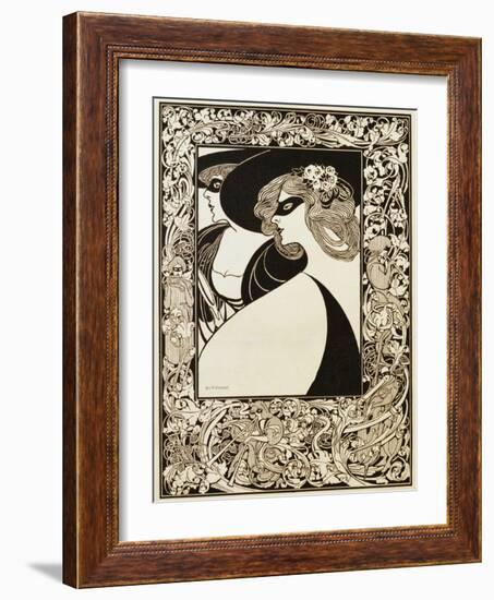 Masquerade-William H. Bradley-Framed Giclee Print