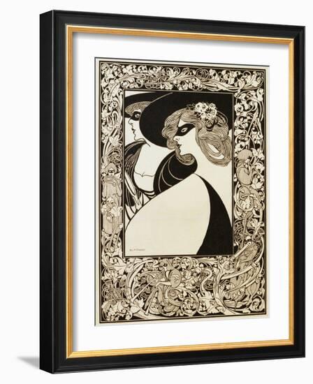 Masquerade-William H. Bradley-Framed Giclee Print