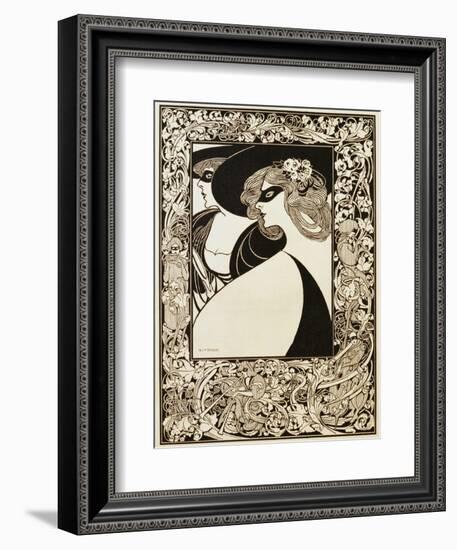 Masquerade-William H. Bradley-Framed Giclee Print