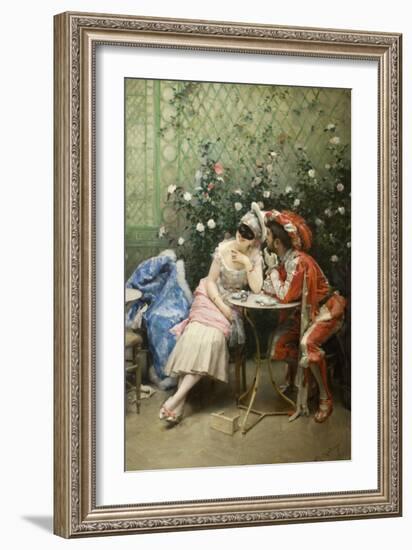 Masqueraders-Raimundo de Madrazo Y Garetta-Framed Art Print