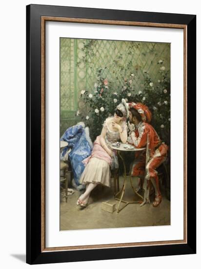 Masqueraders-Raimundo de Madrazo Y Garetta-Framed Art Print