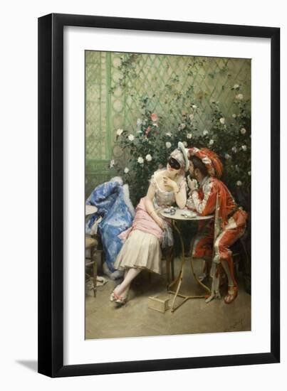 Masqueraders-Raimundo de Madrazo Y Garetta-Framed Art Print