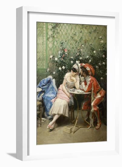 Masqueraders-Raimundo de Madrazo Y Garetta-Framed Art Print