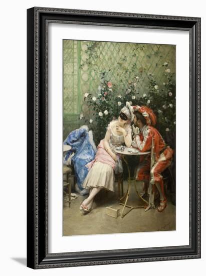 Masqueraders-Raimundo de Madrazo Y Garetta-Framed Art Print