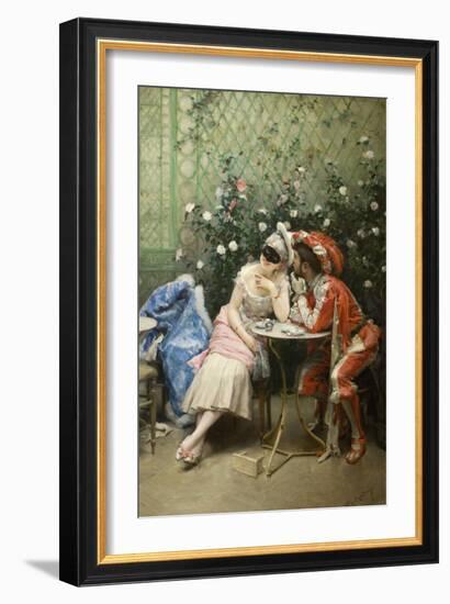 Masqueraders-Raimundo de Madrazo Y Garetta-Framed Art Print